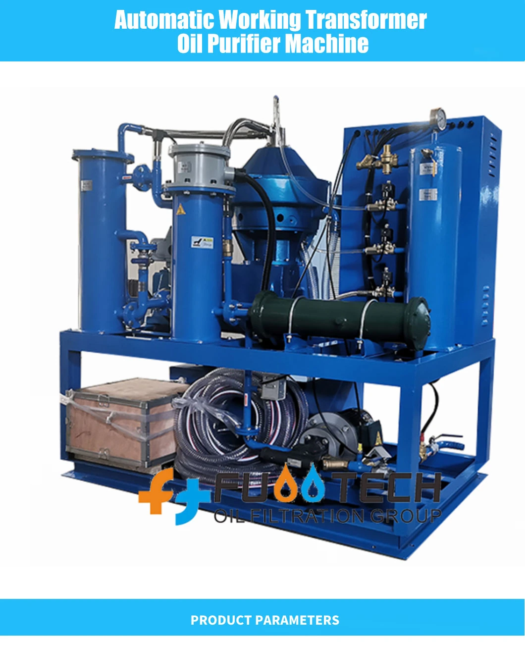 Mobile Mineral Centrifugal Marine Fuel Oil Purifier