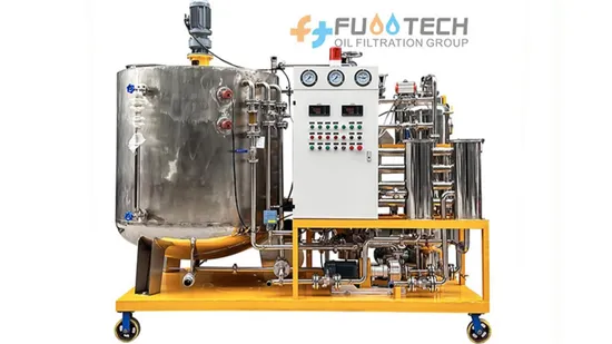 Fuootech Altspeiseöl-Pflanzenöl-Reinigungsmaschine