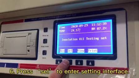 Transformator-Öl-Dielektrikum-Messgerät, Isolationsöl, Durchschlagsspannungsprüfer, Öl-BDV-Tester