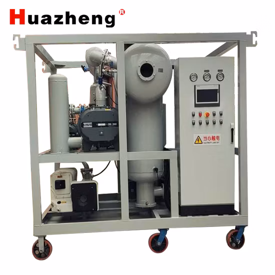 Herstellerpreis Zweistufiger dielektrischer Hochvakuumtransformator-Ölreiniger für die Filtration gebrauchter Isolieröle